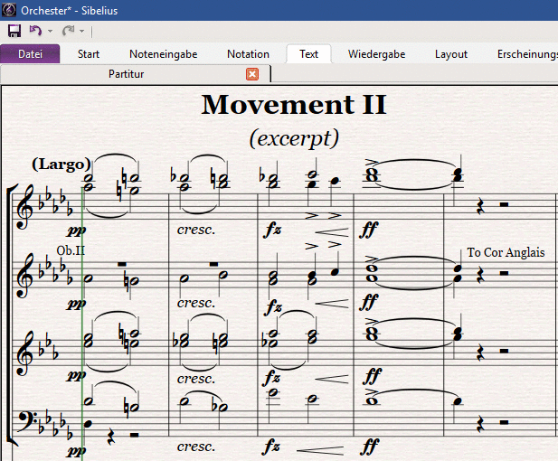 Elbsound Music Font Package: Usage in Sibelius®